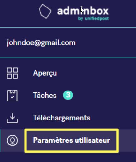 AdminBox une solution digitale dédiée à la gestion des données RH et de paie de votre entreprise - changer de mot de passe